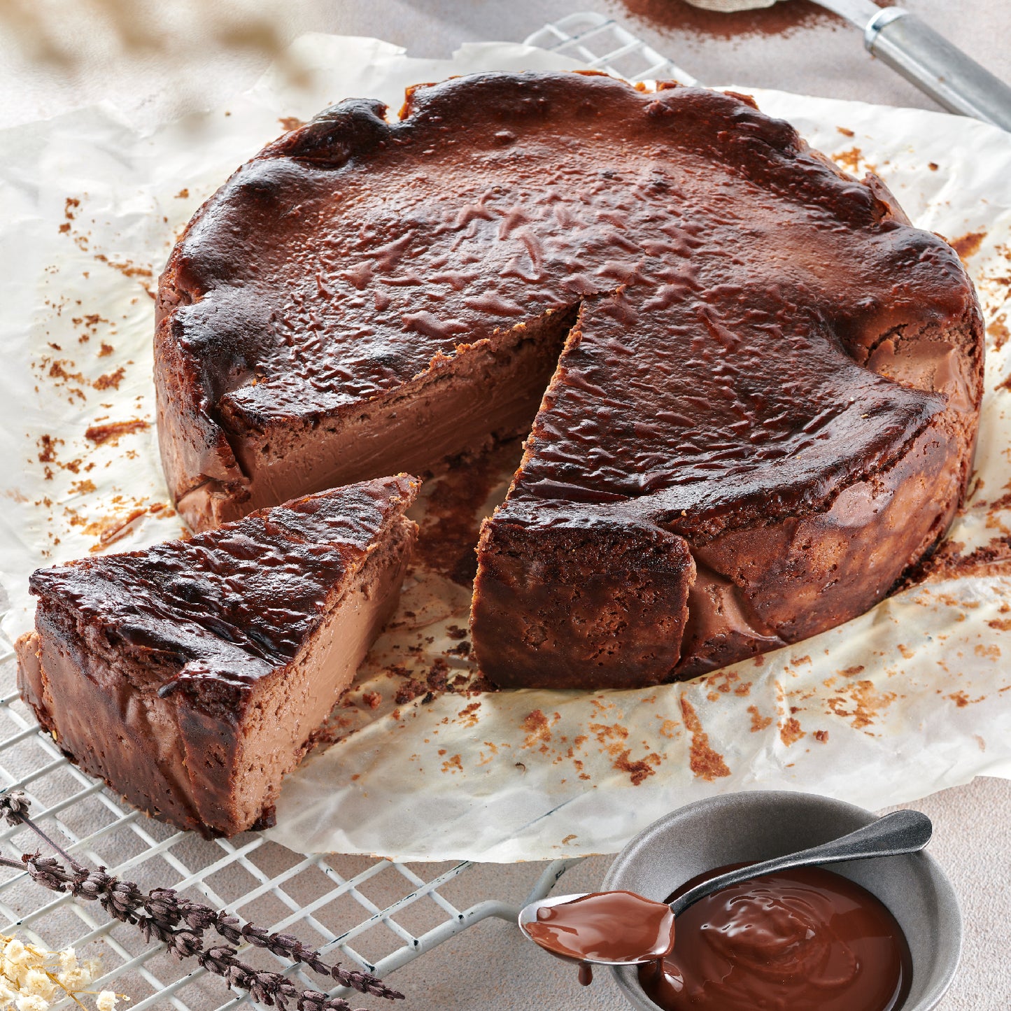 Chocolate San Sebastian Cheesecake