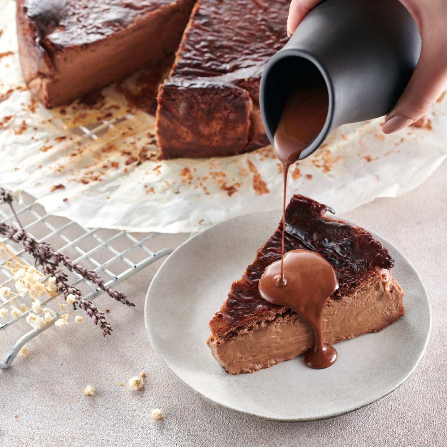 
                  
                    Chocolate San Sebastian Cheesecake
                  
                