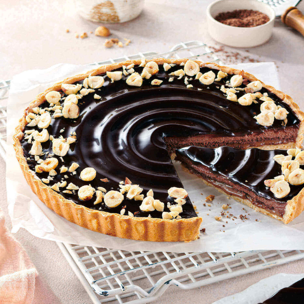 Chocolate Hazelnut Tart - Sisi's Eatery