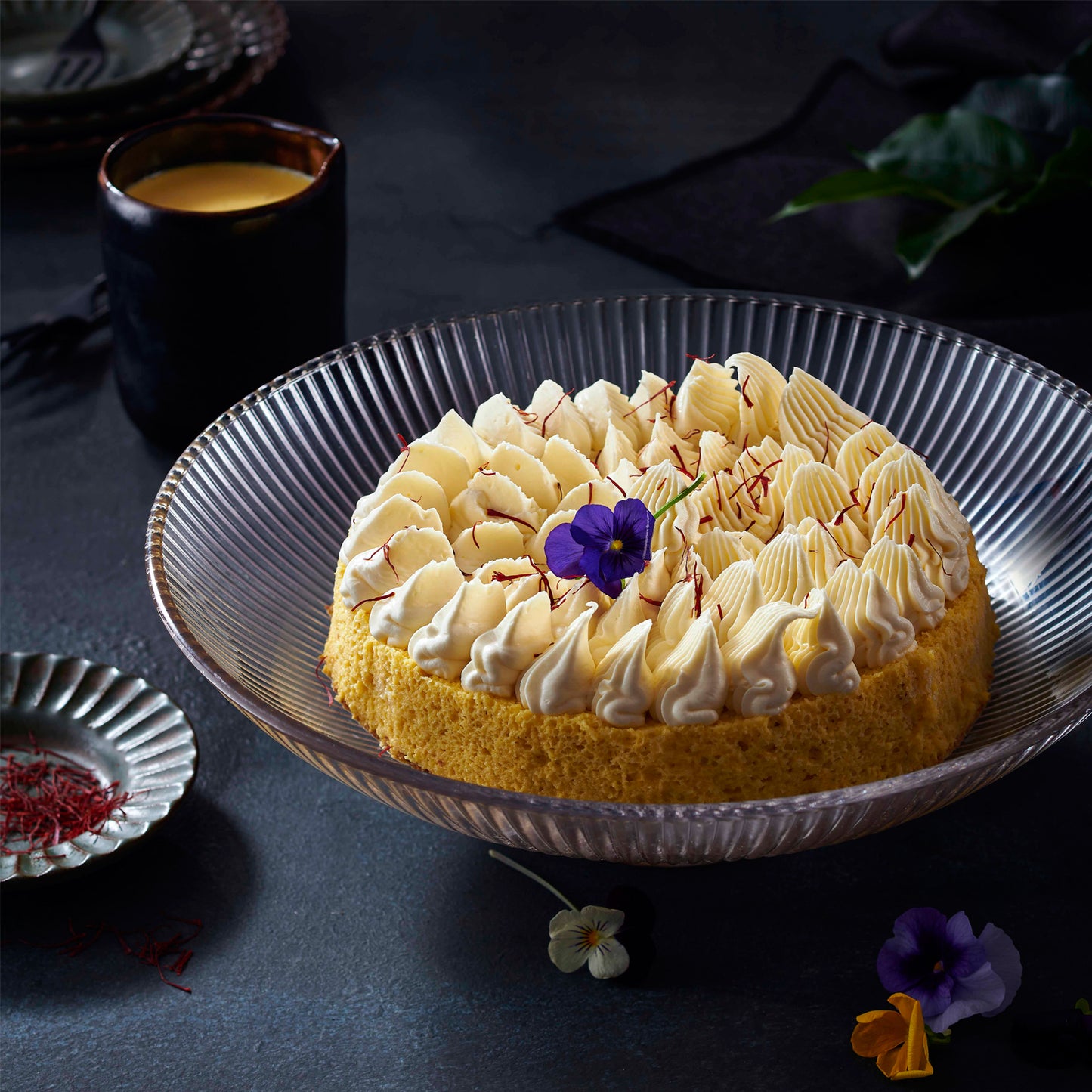 Saffron Milk Cake